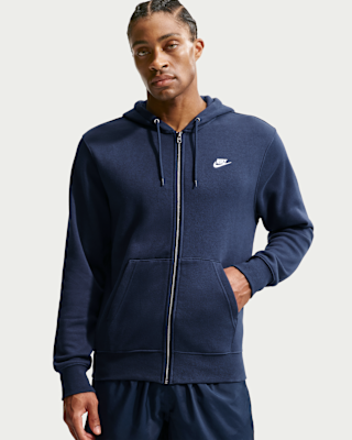 Nike Club Men's Full-Zip Fleece Hoodie. Nike.com
